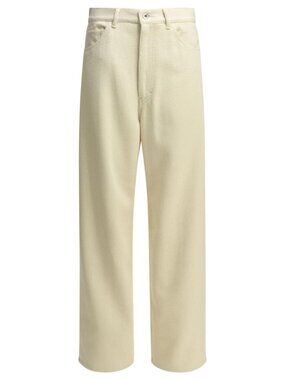 Auralee Silk Nep Denim Casual Pants Tag Size 2 Women